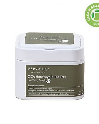 Mary&May CICA Houttuynia Tea Tree Calming Mask (30 st sheetmasks)